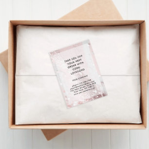 Carte de réduction Parties scintillant moderne