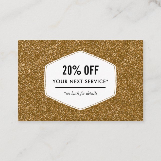 Carte De Réduction Petite entreprise promotionnelle (Devant)