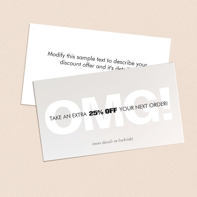 Carte De Réduction Prime de fidélité du client (Créateur téléchargé)