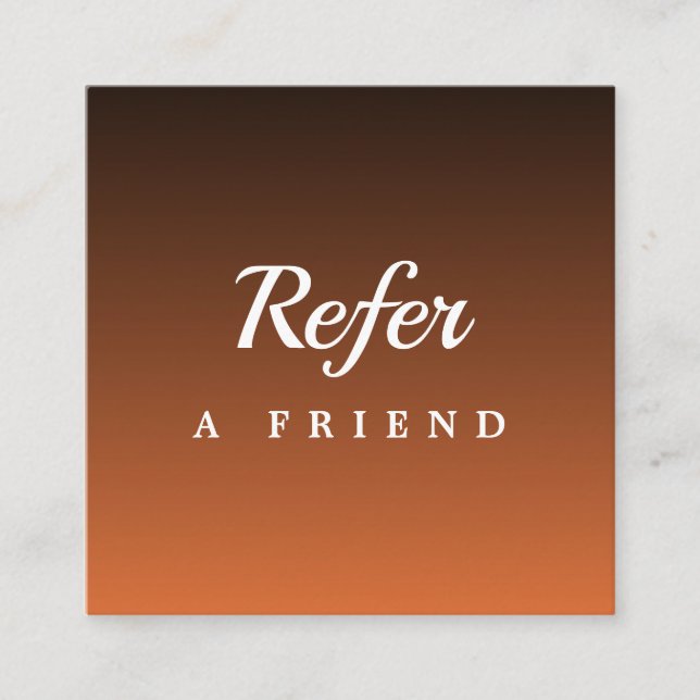 Carte De Réduction Professional Salon & Spa Referral Card | Editable  (Devant)