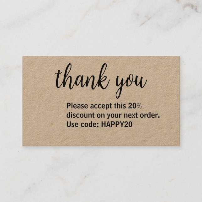 Carte de réduction professionnelle (Devant)