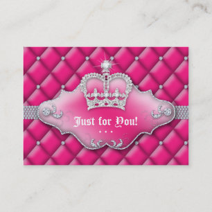 Carte De Réduction Rose tufté de satin de certificat-prime de bijoux