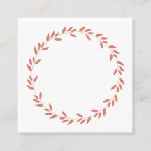 Simple couronne botanique de plantes 