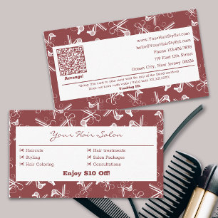Carte De Réduction Tablette professionnelle Smoke Topaz & Coiffeur bl