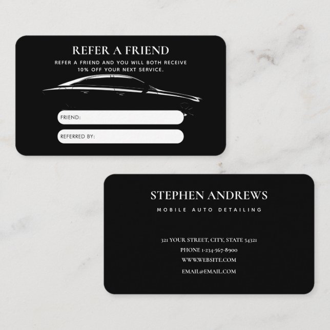 Carte de référence de réparation automatique de ne (Devant / Derrière)