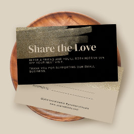 Carte de référence pour brosse d'or Faux pour entr