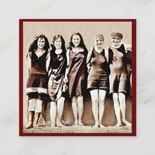 Carte De Référencement Amis en costumes de bain