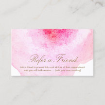 Aquarelle rose Abstrait - Référentiel client