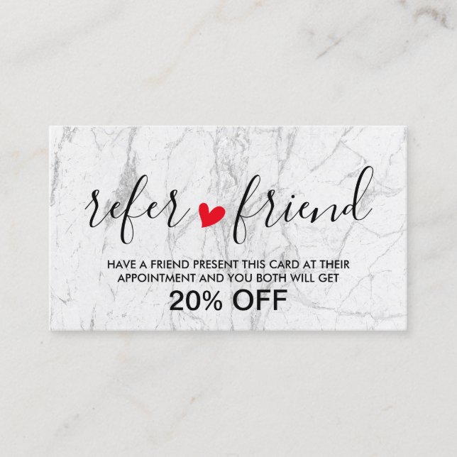 Carte De Référencement Artiste de coiffure et maquillage Salon de marbre  (Devant)