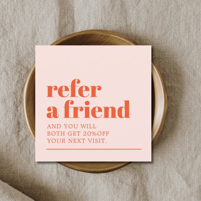 Carte De Référencement Cool Bold Pastel White Beauty Salon (Créateur téléchargé)