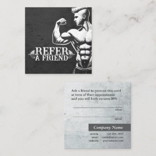 Carte De Référencement Entraîneur de fitness moderne Bodybuilding Instruc