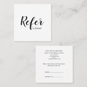 Carte De Référencement Entreprise de Salon Promotionnel