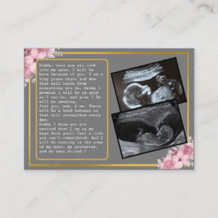 Carte De Référencement Faites la promotion de papa de Bump à papa : Père 