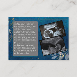 Carte De Référencement Faites la promotion de papa de Bump à papa : Père 