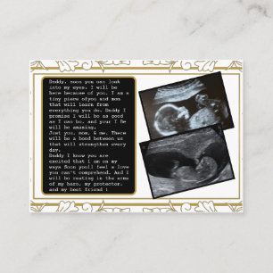 Carte De Référencement Faites la promotion de papa de Bump à papa : Père