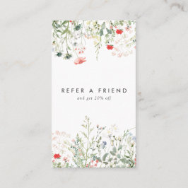 Carte De Référencement Fleur sauvage Meadow