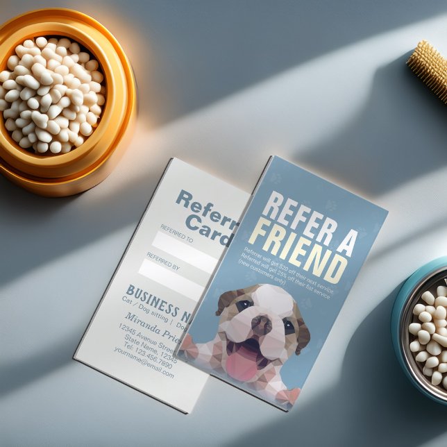 Carte De Référencement Garderie pour animaux de compagnie Bain et Groomin (Créateur téléchargé)