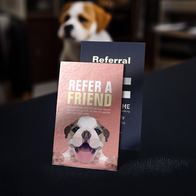 Carte De Référencement Garderie pour animaux de compagnie Bain et Groomin (Créateur téléchargé)