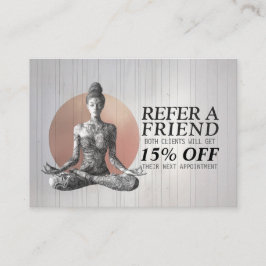 Carte De Référencement Instructeur de méditation Yoga Reiki Master Lotus 