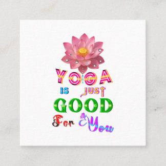 Carte De Référencement Le Marketing de Yoga Est Juste Bon Pour Vous