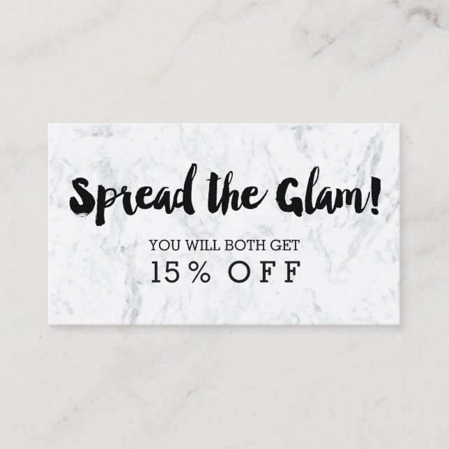 Carte De Référencement Marbre noir moderne fascinant de typographie de (Devant)