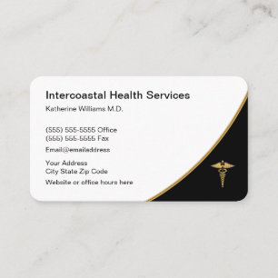 Carte De Référencement Médecin simple chic bureau