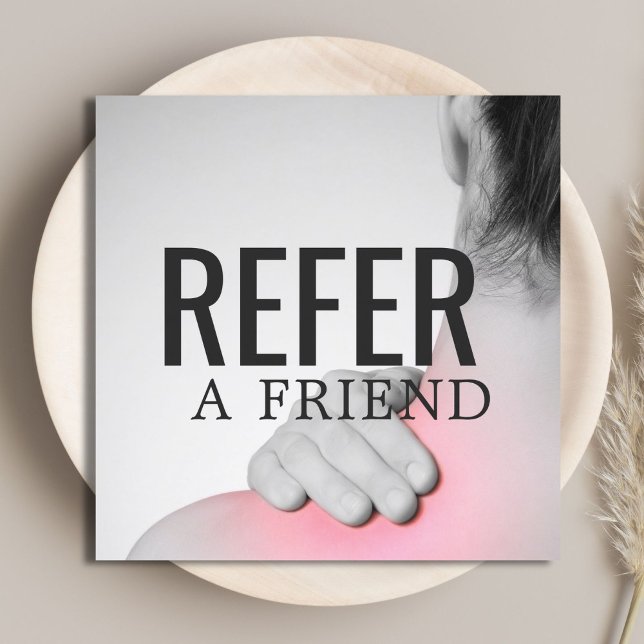 Carte De Référencement Moderne Elégant Massage Thérapiste Photo Orientati (Créateur téléchargé)