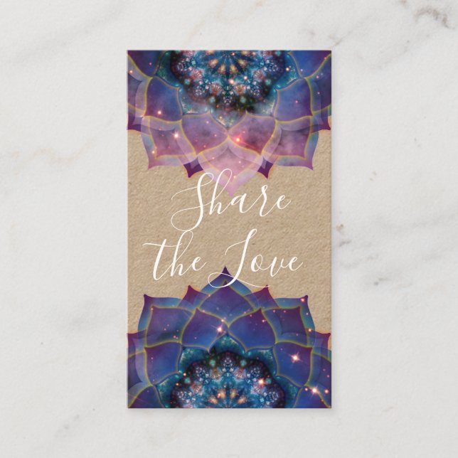 Carte De Référencement Nebula Bloom | Mandala (Devant)