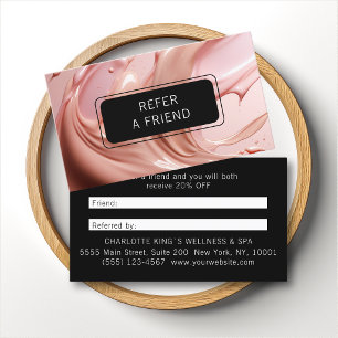 Carte De Référencement Parrainez un(e) ami(e) ! Salon de beauté Rose Poud