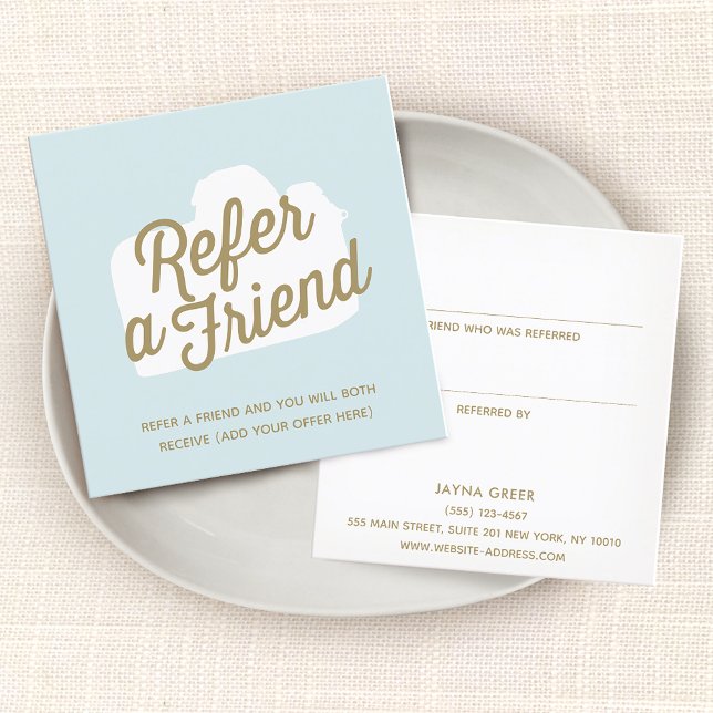 Carte De Référencement Photographe Photographie Renvoi client (Créateur téléchargé)