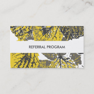 Carte De Référencement programme d'aiguillage aspen feuille