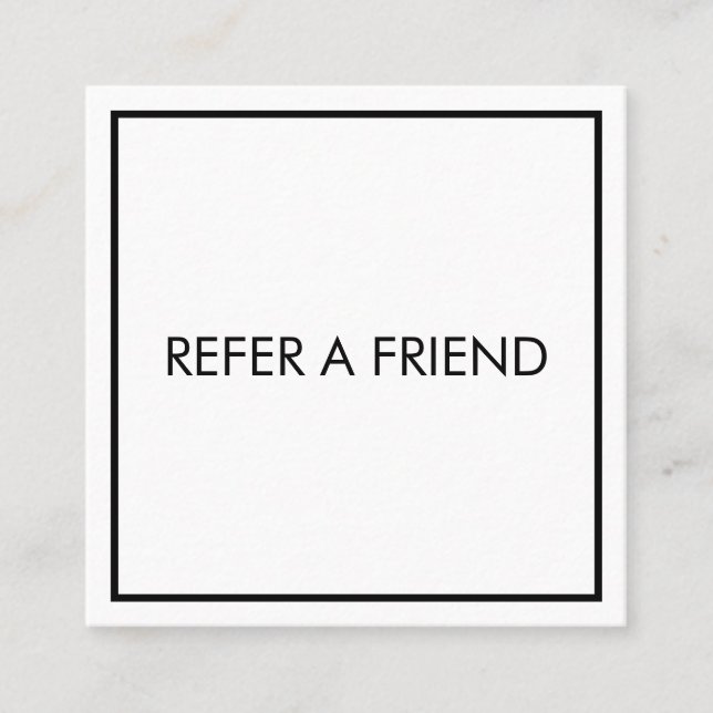 Carte De Référencement Salon de beauté moderne blanc élégant (Devant)