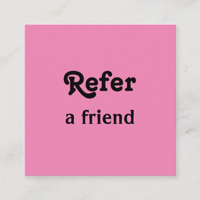 Carte De Référencement simple et minimal ajouter votre nom magasin salon  (Devant)