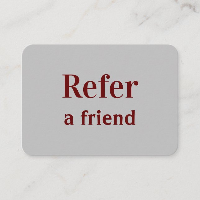 Carte De Référencement simple et minimal ajouter votre nom magasin salon  (Devant)