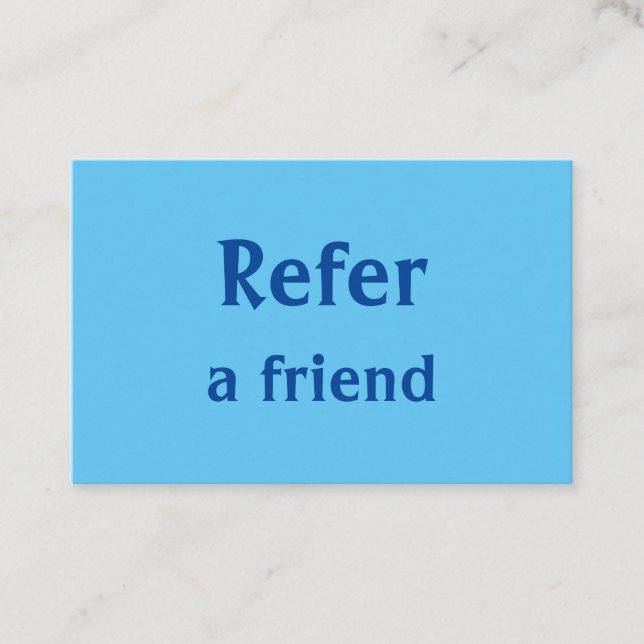 Carte De Référencement simple et minimal ajouter votre nom magasin salon  (Devant)