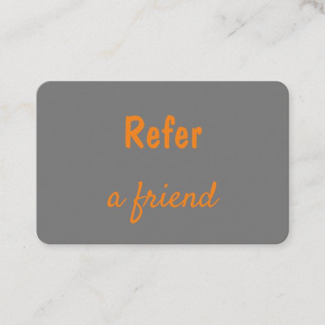 Carte De Référencement simple et minimal ajouter votre nom magasin salon  (Devant)