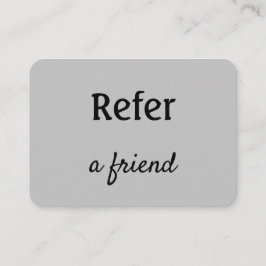 Carte De Référencement simple et minimal ajouter votre nom magasin salon 