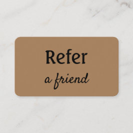 Carte De Référencement simple et minimal ajouter votre nom magasin salon 