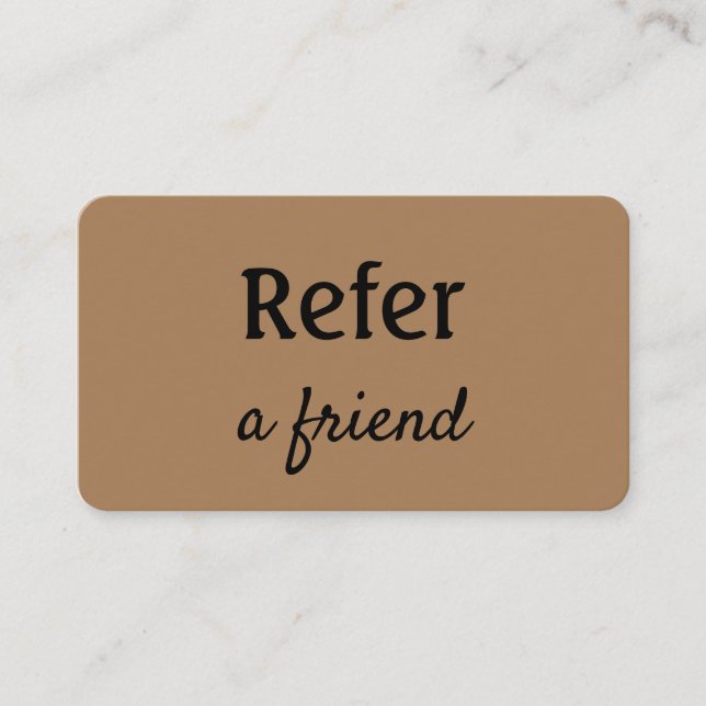 Carte De Référencement simple et minimal ajouter votre nom magasin salon  (Devant)