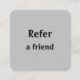 Carte De Référencement simple et minimal ajouter votre nom magasin salon 