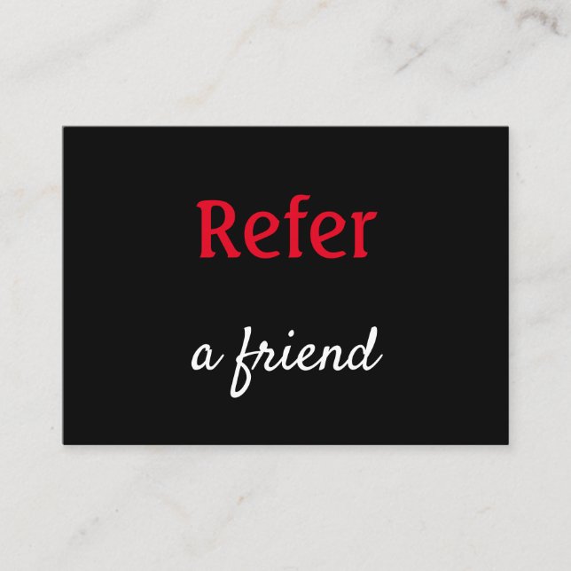 Carte De Référencement simple et minimal ajouter votre nom magasin salon  (Devant)