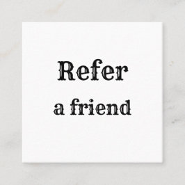 Carte De Référencement simple et minimal ajouter votre nom magasin salon 