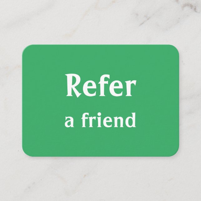 Carte De Référencement simple et minimal ajouter votre nom magasin salon  (Devant)