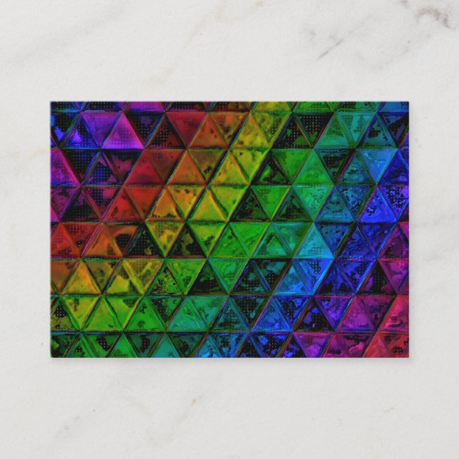 Carte De Référencement Verre de fierté (Devant)