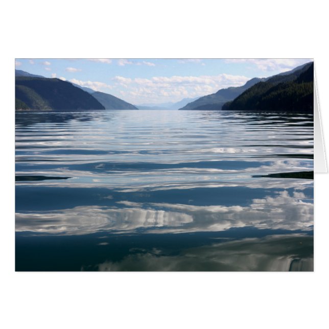 Carte de réflexions de lac (Devant horizontal)