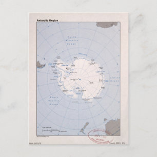 Carte de Region antarctique (1982)