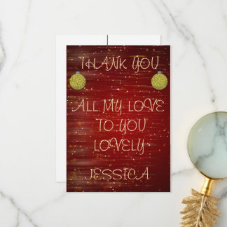 CARTE DE REMERCIEMENT