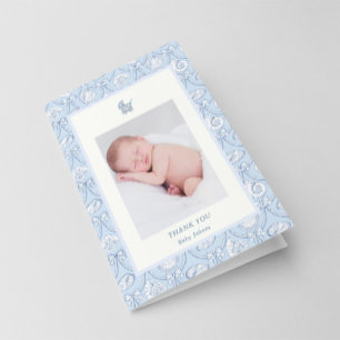 Carte de remerciement bébé Préparatoire Coquette C