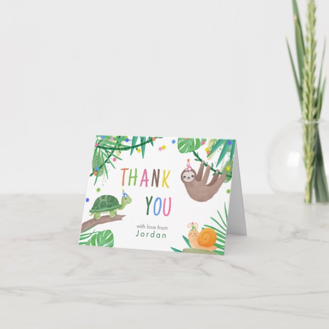 Carte de remerciement Ça vaut la peine d'attendre (Devant)