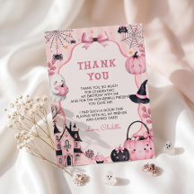 Carte de remerciement d'anniversaire de fille de c